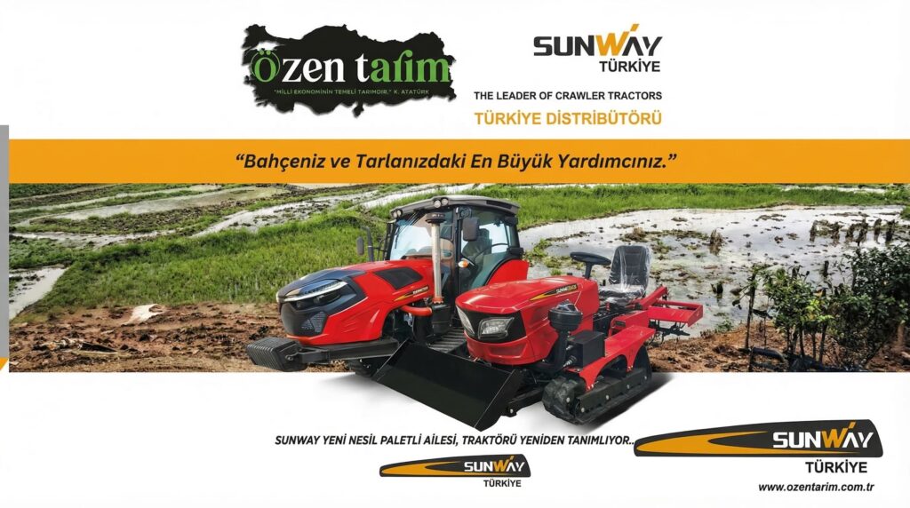 Sunway paletli traktör tarım makineleri Özen Tarım Nazilli